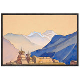 Karga by Nicholas Roerich, framed poster