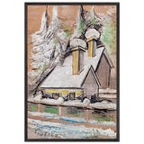 Kemény Tél by Scheiber Hugó, framed poster