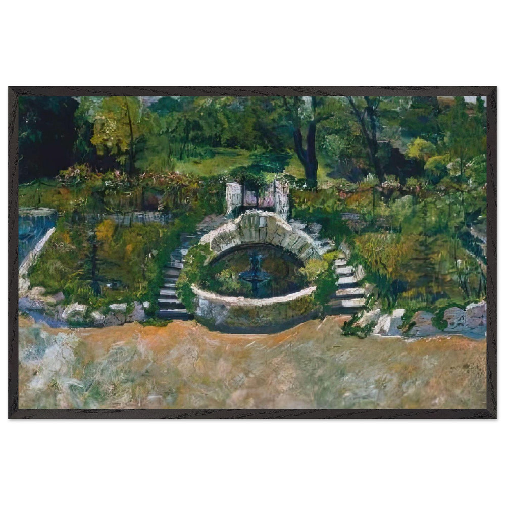 Kert Kuttal by Scheiber Hugó, framed poster