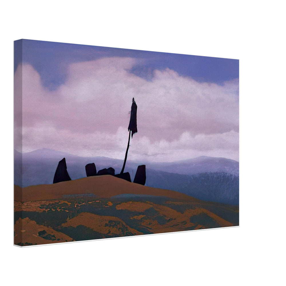 Khans Grave by Nicholas Roerich, canvas