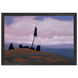 Khans Grave by Nicholas Roerich, framed poster, view 2