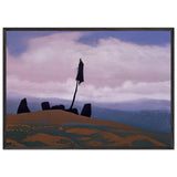 Khans Grave by Nicholas Roerich, framed poster, view 3