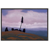 Khans Grave by Nicholas Roerich, framed poster