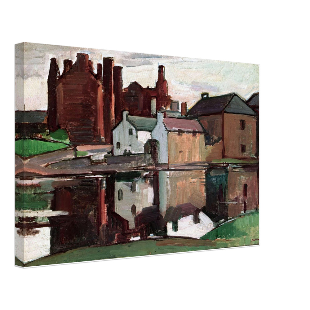 Kirkcudbright Castle, Reflections by Samuel Peploe, canvas