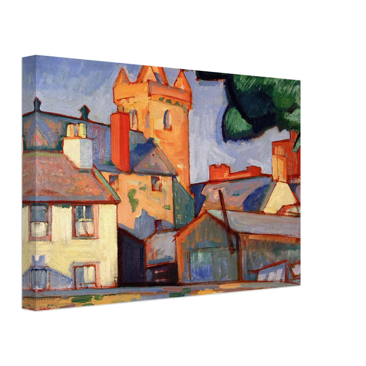 Kirkcudbright by Samuel Peploe, canvas, view 2