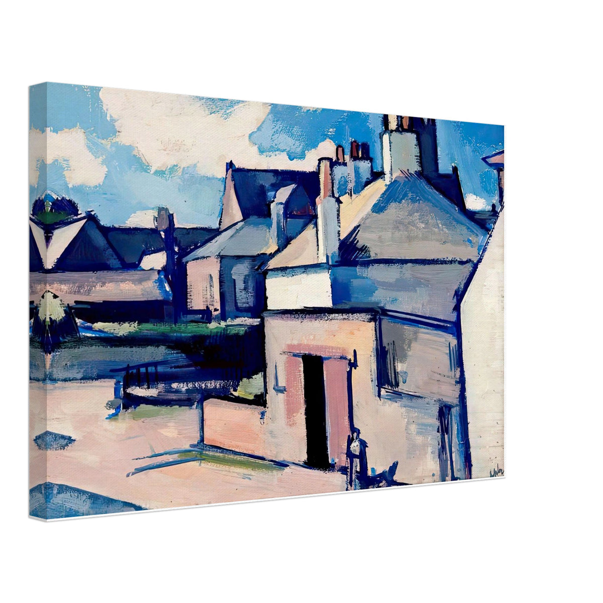 Kirkcudbright by Samuel Peploe, canvas