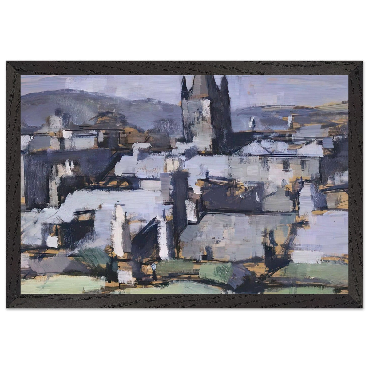 Kirkcudbright by Samuel Peploe, framed poster, view 2