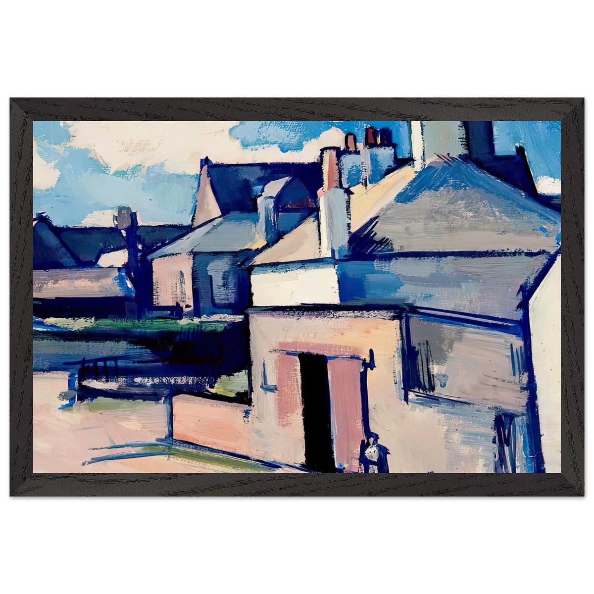 Kirkcudbright by Samuel Peploe, framed poster, view 2