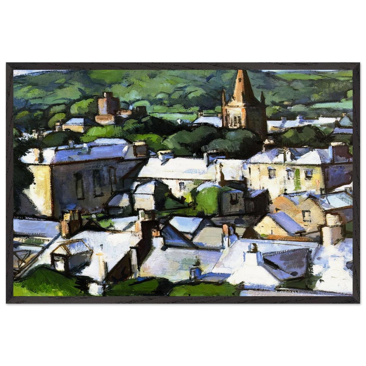 Kirkcudbright by Samuel Peploe, framed poster