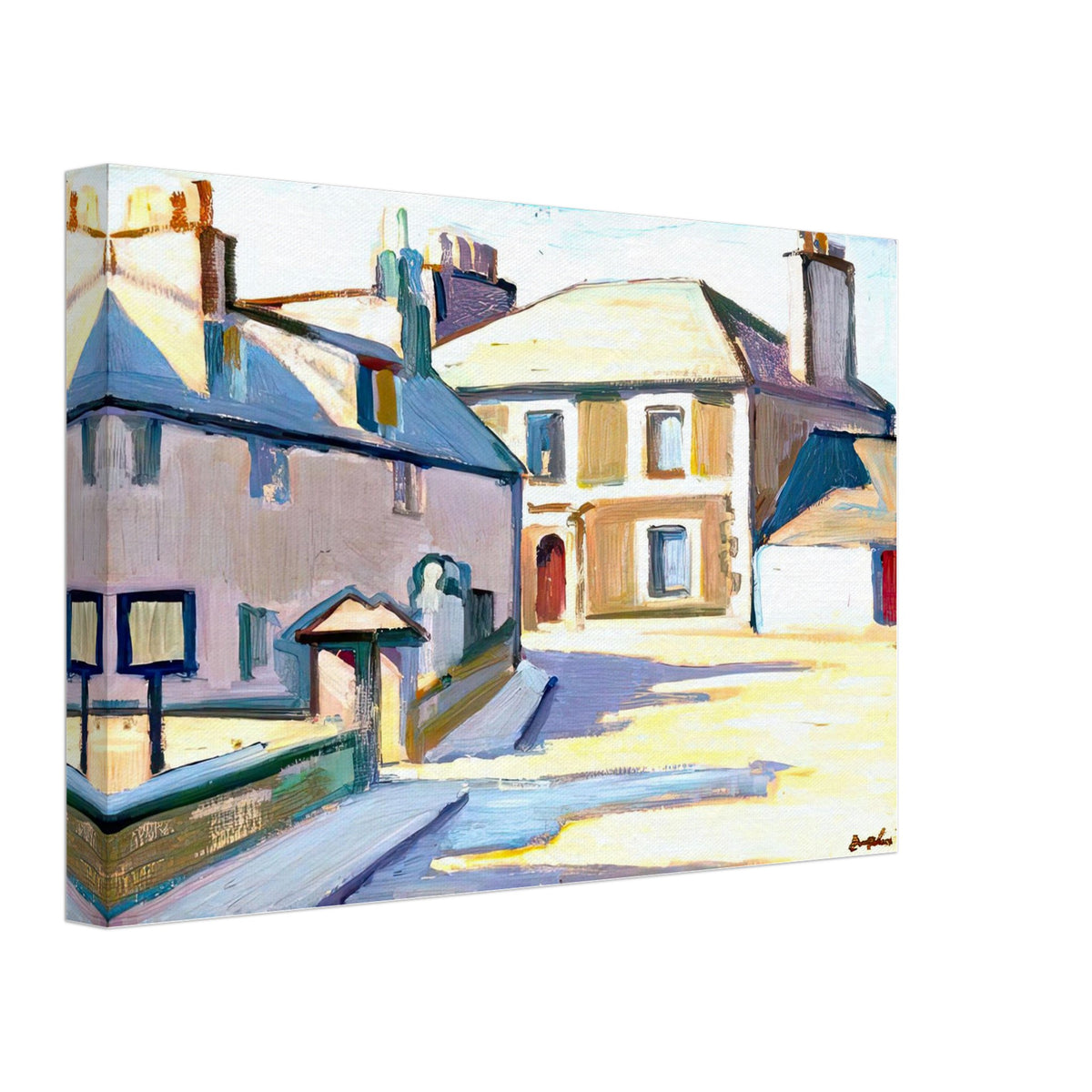 Kirkcudbright, Street Corner by Samuel Peploe, canvas, view 2