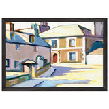 Kirkcudbright, Street Corner by Samuel Peploe, framed poster, view 2