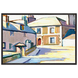 Kirkcudbright, Street Corner by Samuel Peploe, framed poster