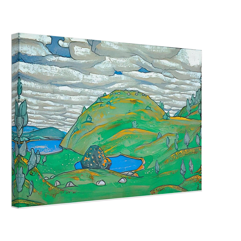 Kiss the Earth by Nicholas Roerich, canvas