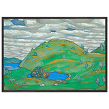 Kiss the Earth by Nicholas Roerich, framed poster, view 3