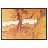 Kiss the Earth by Nicholas Roerich, framed poster