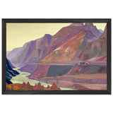 Koksar Camp by Nicholas Roerich, framed poster, view 2