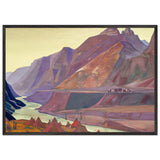 Koksar Camp by Nicholas Roerich, framed poster, view 3