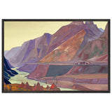 Koksar Camp by Nicholas Roerich, framed poster