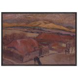 Korean Landscape by Fujishima Takeji, framed poster, view 3