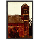 Kovno. Castle of Crusaders by Nicholas Roerich, framed poster, view 2