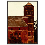 Kovno. Castle of Crusaders by Nicholas Roerich, framed poster, view 3
