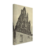 Kovno. Gothic Façade by Nicholas Roerich, canvas, view 2