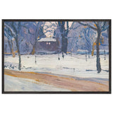 Krakow Hoarfrost by Oleksa Novakivskyi, framed poster