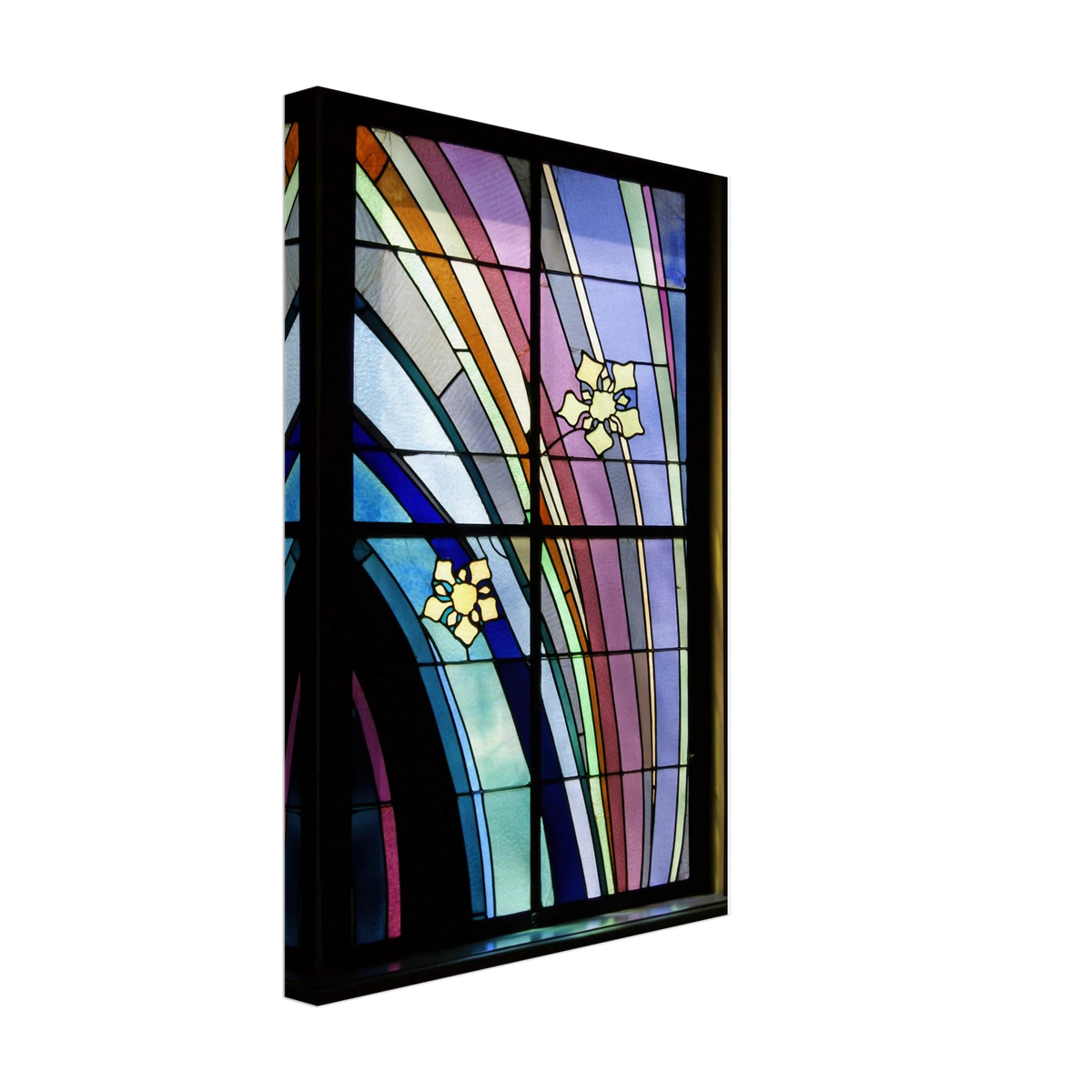 Krakow Medical Society House, Stained Glass Window by Stanisław Wyspiański, canvas, view 2
