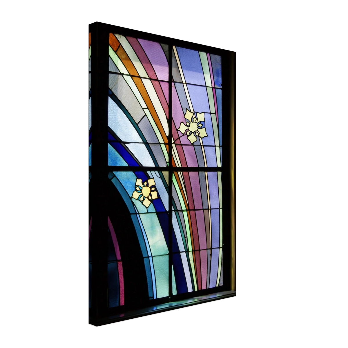 Krakow Medical Society House, Stained Glass Window by Stanisław Wyspiański, canvas