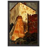 Kremlin Tower in Novgorod by Nicholas Roerich, framed poster, view 2
