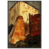 Kremlin Tower in Novgorod by Nicholas Roerich, framed poster, view 3