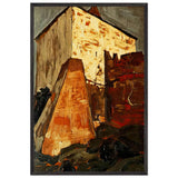 Kremlin Tower in Novgorod by Nicholas Roerich, framed poster