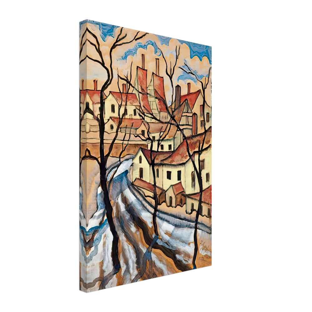 Külváros by Scheiber Hugó, canvas