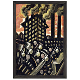 Külváros by Scheiber Hugó, framed poster, view 2