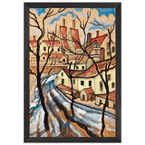Külváros by Scheiber Hugó, framed poster, view 2