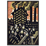 Külváros by Scheiber Hugó, framed poster, view 3