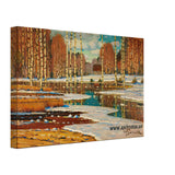 Kūstošais Sniegs by Vilhelms Purvitis, canvas, view 2