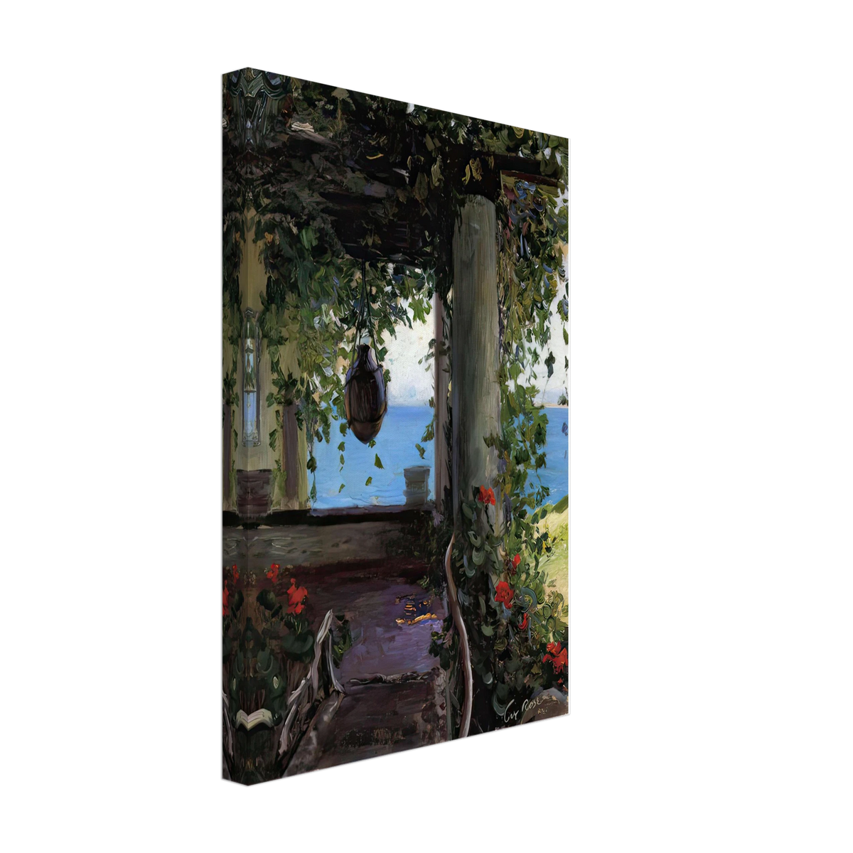 La Jolla Arbor by Guy Rose, canvas, view 2