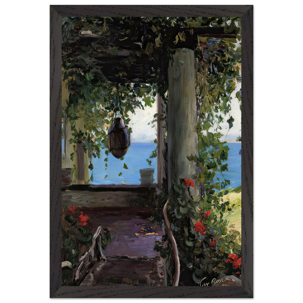 La Jolla Arbor by Guy Rose, framed poster, view 2