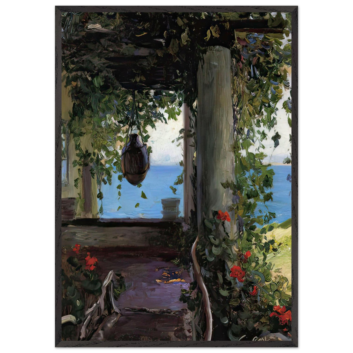 La Jolla Arbor by Guy Rose, framed poster, view 3