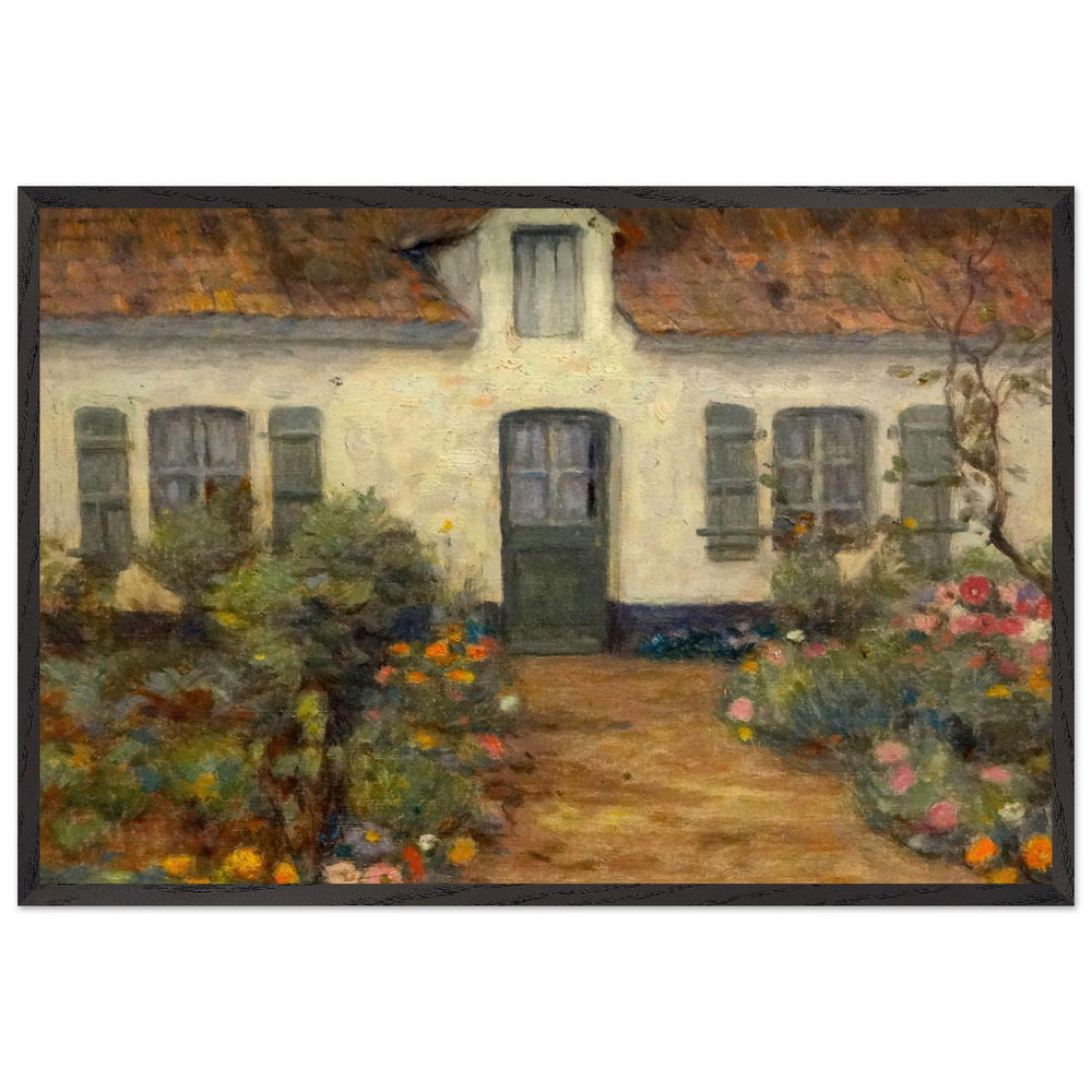 La Maison Blanche by Marie Duhem, framed poster