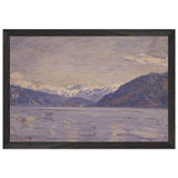 Lac Leman by Fujishima Takeji, framed poster, view 2