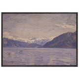 Lac Leman by Fujishima Takeji, framed poster, view 3