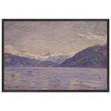 Lac Leman by Fujishima Takeji, framed poster