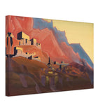 Ladakh. Sunset by Nicholas Roerich, canvas