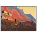Ladakh. Sunset by Nicholas Roerich, framed poster, view 3