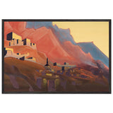 Ladakh. Sunset by Nicholas Roerich, framed poster