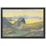 Ladoga by Nicholas Roerich, framed poster, view 2