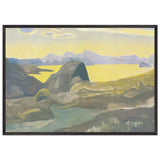 Ladoga by Nicholas Roerich, framed poster, view 3