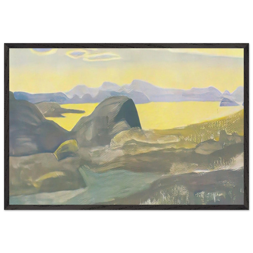 Ladoga by Nicholas Roerich, framed poster